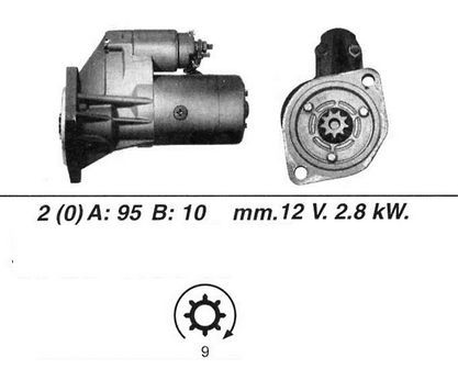 Genuine wai starter motor for - starter,