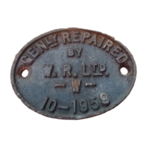Railwayana genly repaired - genly,