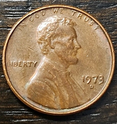 1973d lincoln penny missing - penny,