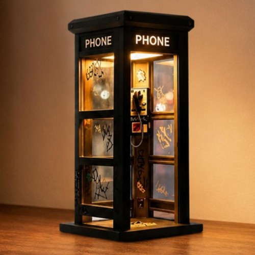 Vintage telephone booth - vintage,