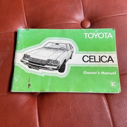 Toyota celica owner manual - toyota,