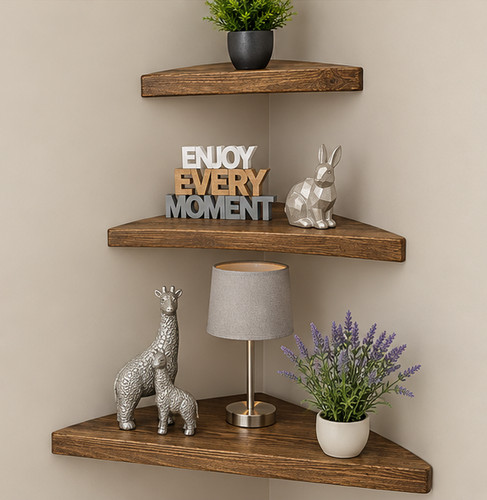 Wooden chunky corner - chunky, shelves