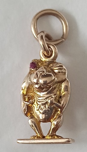 9ct gold ruby eye - ruby,