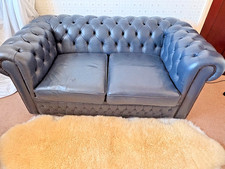 Chesterfield sofa bed - ,, blue