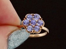 9ct Yellow Gold & Tanzanite