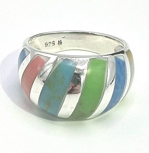 Vintage sterling silver domed - vintage,