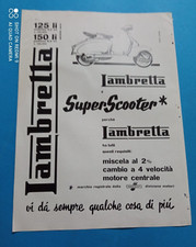 Advertisement 1958 lambretta - 1958,