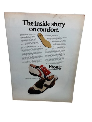 1974 etonic golf shoes - 1974,