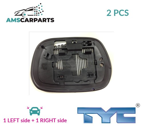 Rear view mirror glass - rear, pair