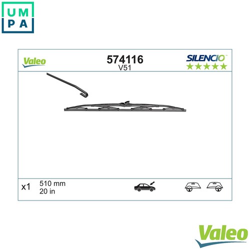 Wiper blade 574116 for - wiper,