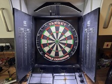 Target Dart Board And Cabinet