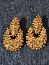 Pair Of Vintage Retro Gold