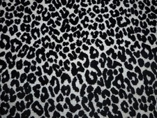 GORGEOUS HEAVY CHENILLE FABRIC REMNANT DESIGN LEOPARD