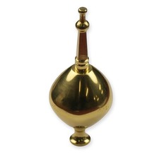 BRASS FINIAL spire ball clocks