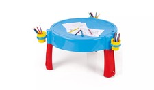 Dolu Water & Sand Activity Table Blue 23L Indoor Outdoor Play for Kids