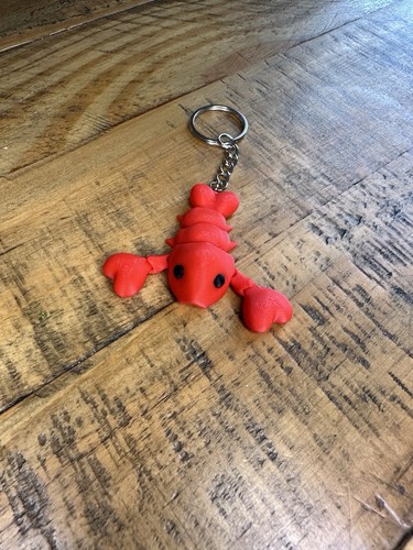 Lobster keyring valentines - lobster,