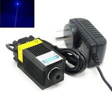 Focusable 450nm 4000mW Blue Dot 4W Engraving Laser Module Burn Carve 12V Adapter