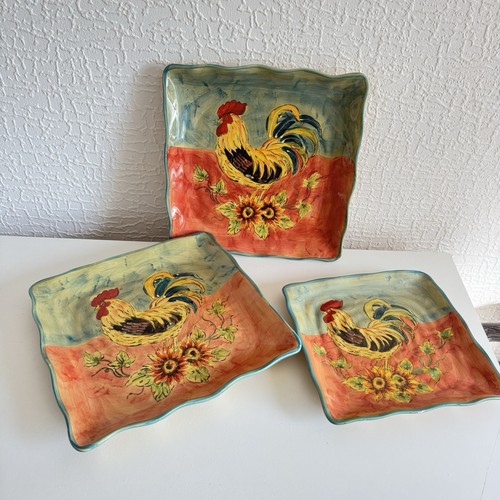 Set hand painted - of, 3
