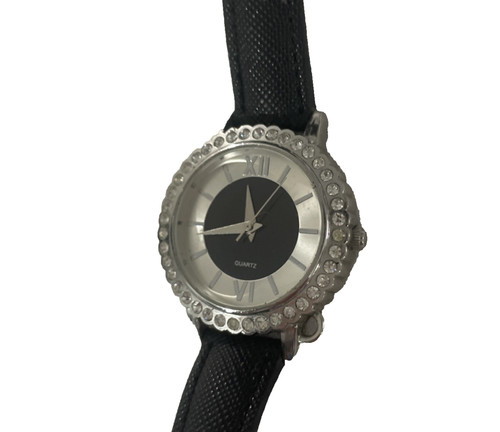 Avon ladies quartz watch black - avon,