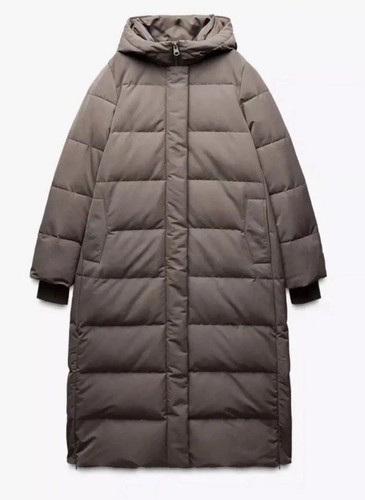 Zara long hooded water - zara,