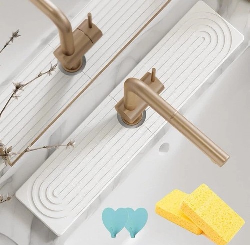 Faucet absorbent mat diatomite - faucet,