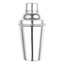 ENGLISH Silver Plate - Unett Plate Art Deco Cocktail Shaker - 8 1/2"