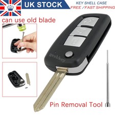 3 Button Flip Key Fob Shell