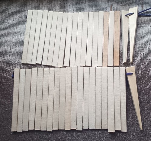 Wooden pegs for - 40, rabbit