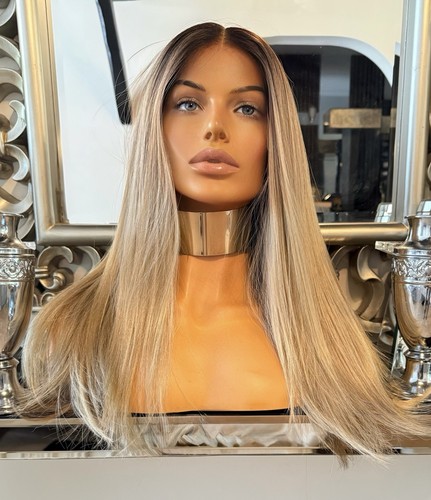 Brown lace front wig - lace,