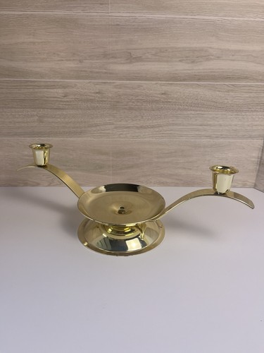 Vintage curved brass - curved,