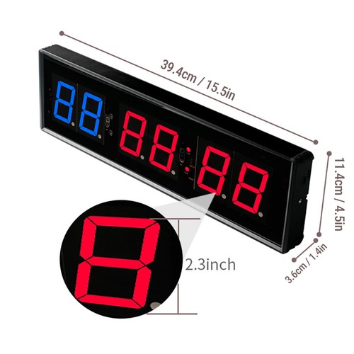 Gym timer inch - timer, led