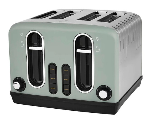Green stainless steel slice - green,