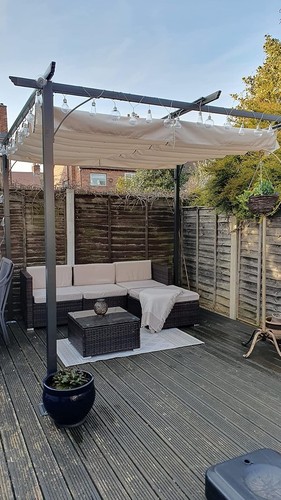 Garden gazebo metal pergola - metal,