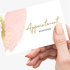 Appointment Cards - Hair Beauty Salon Hairdressing Appointment Cards - 25-200pk