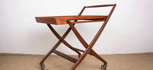 Danish teak folding drinks - danish,