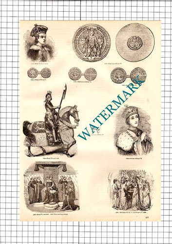 King henry c 1860s print - vi,