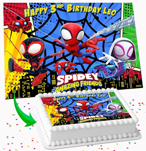 Spidey friends birthday - friends,