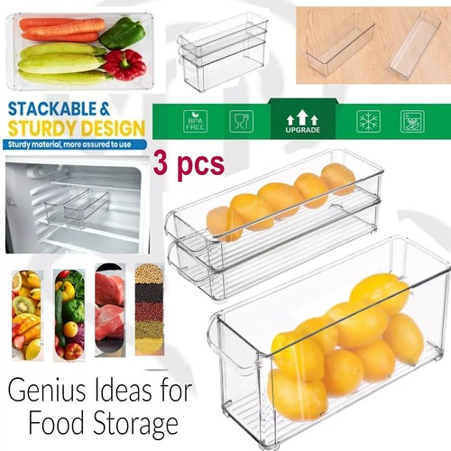3pcs fridge storage box - fridge,