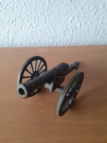 Vintage solid brass - , cannon