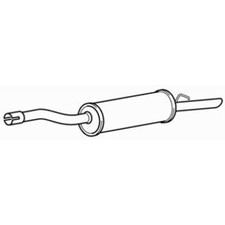 Rear Exhaust Silencer Back Box