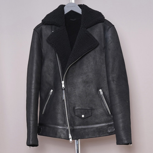 All saints shearling leather - saints,