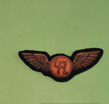 Airline Freddie Laker Airways Pilot Officer Wings. Bullion Cap Badge-Patch