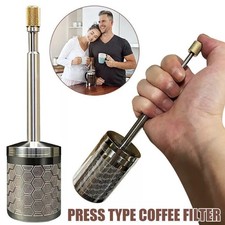 Portable Final Press Coffee Infuser Travel Stainless Steel Coffee Filter Brewer