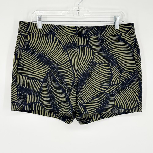 Ann taylor green black palm - ann,