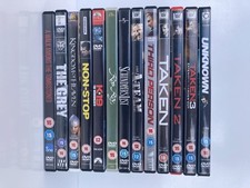 Liam Neeson 5x DVD Bundle - Taken 1-3, Unknown, Rob Roy, Non- Stop, A-Team etc