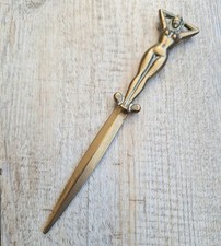 Solid Brass Art Deco Letter