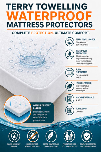 Waterproof terry towelling - waterproof,