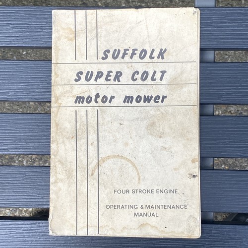 Suffolk super colt motor mower - suffolk,