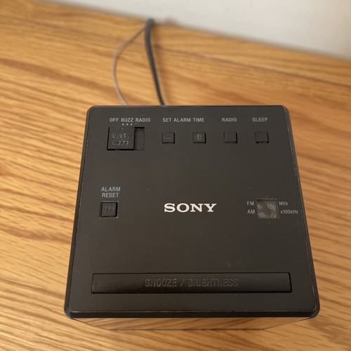 Sony icf black cube - sony,