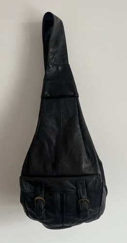 Vintage leather saddlebag - vintage,